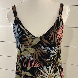 Hurley Pink and Blue Spaghetti Strap Sundress Maxi